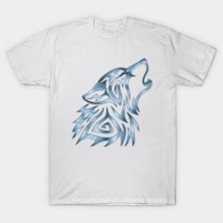 Tribal Howl Steel T-Shirt